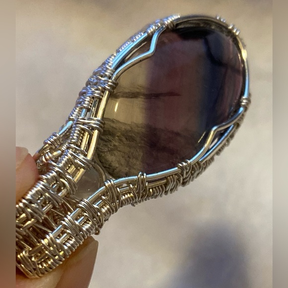 Rainbow Fluorite Pendant - Picture 6 of 14